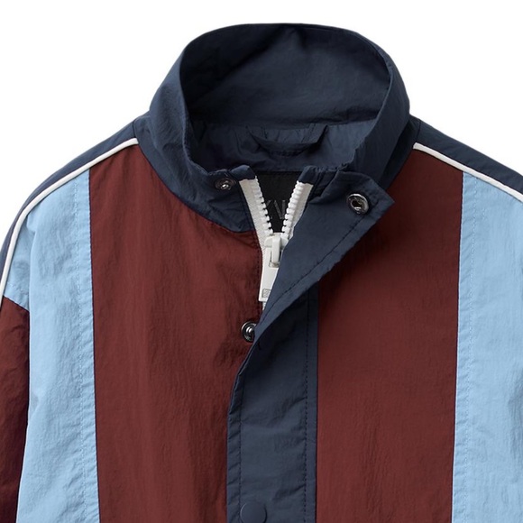 Zara Kids Colorblock Retro Windbreaker Water repellent Jacket - Picture 2 of 2